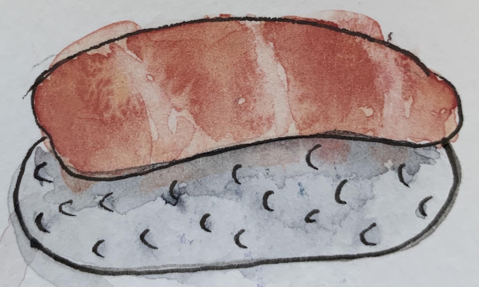 Sushi food sketch - image 2 - student project