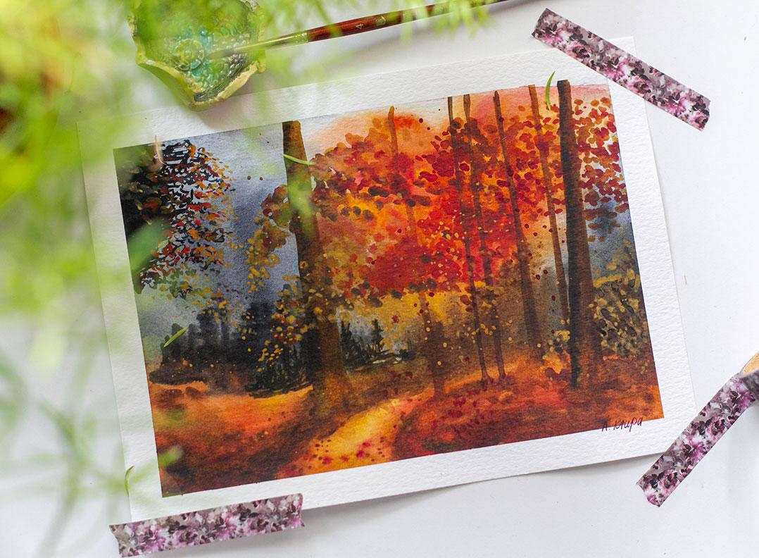 Autumn landscape - image 2 - student project