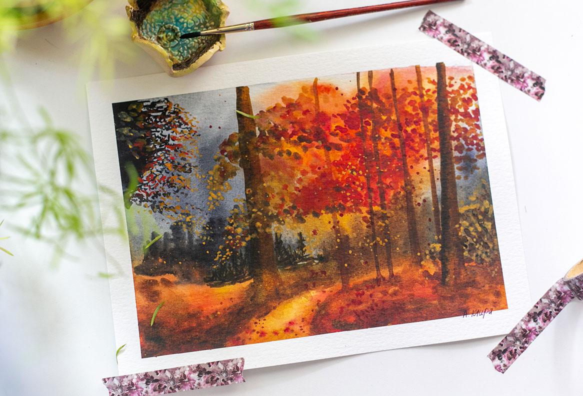 Autumn landscape - image 1 - student project