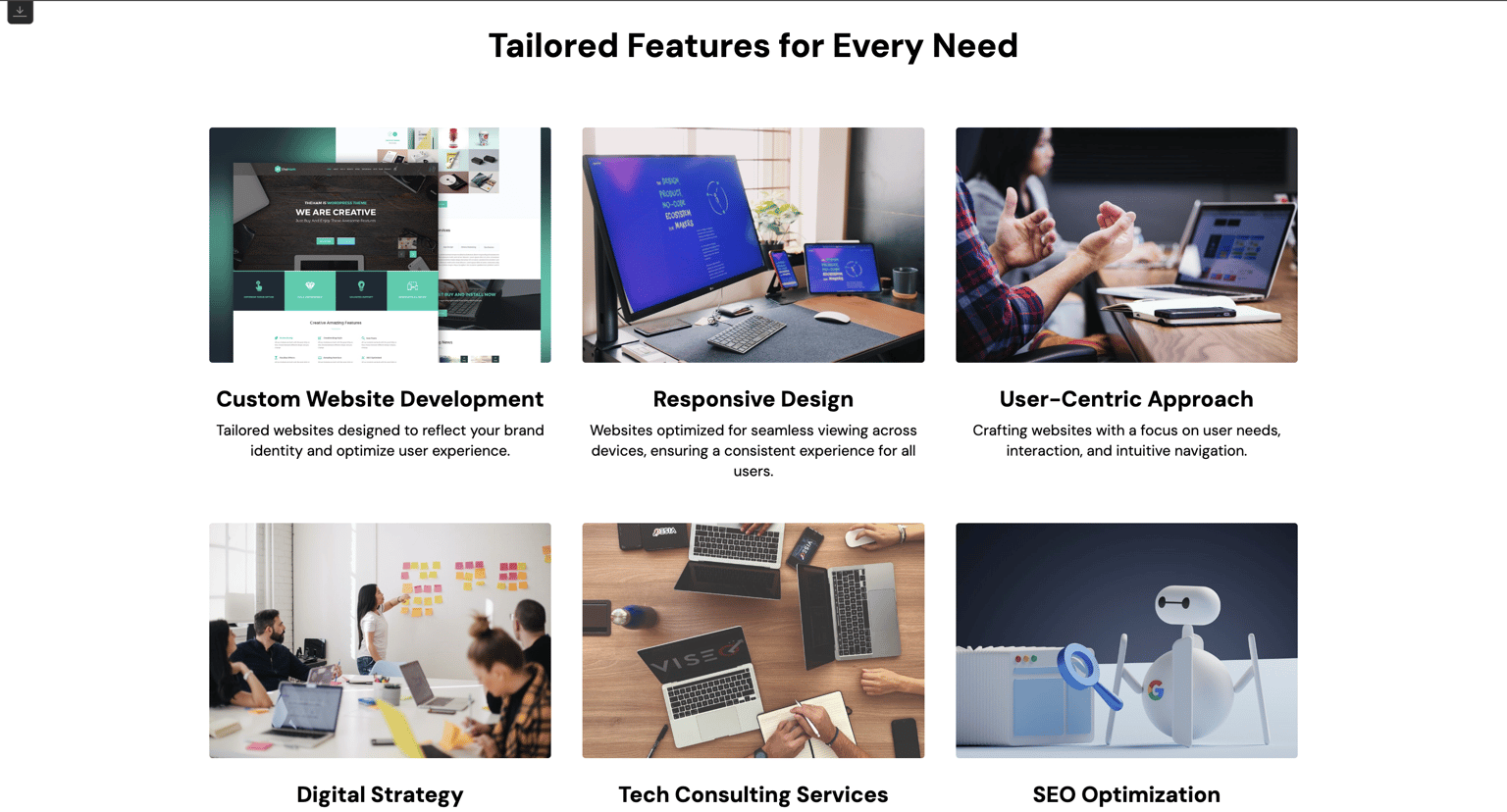 Home Page For a Company Called Nexteq - image 3 - student project