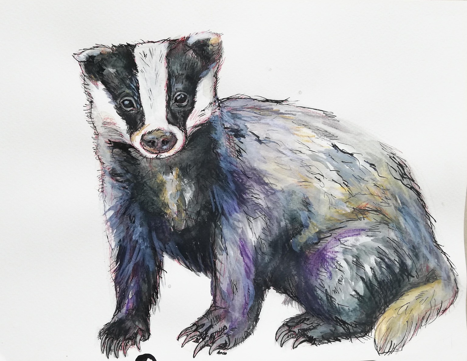 Mixed Media Card Illustration - image 1 - student project