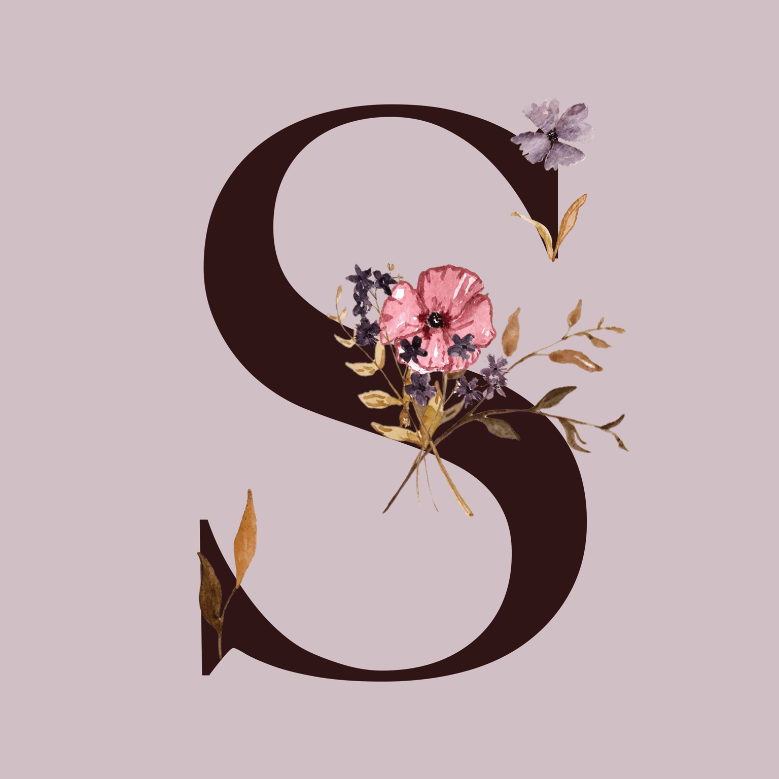 Watercolors to Digital Assets to Beautiful Name Card - image 6 - student project