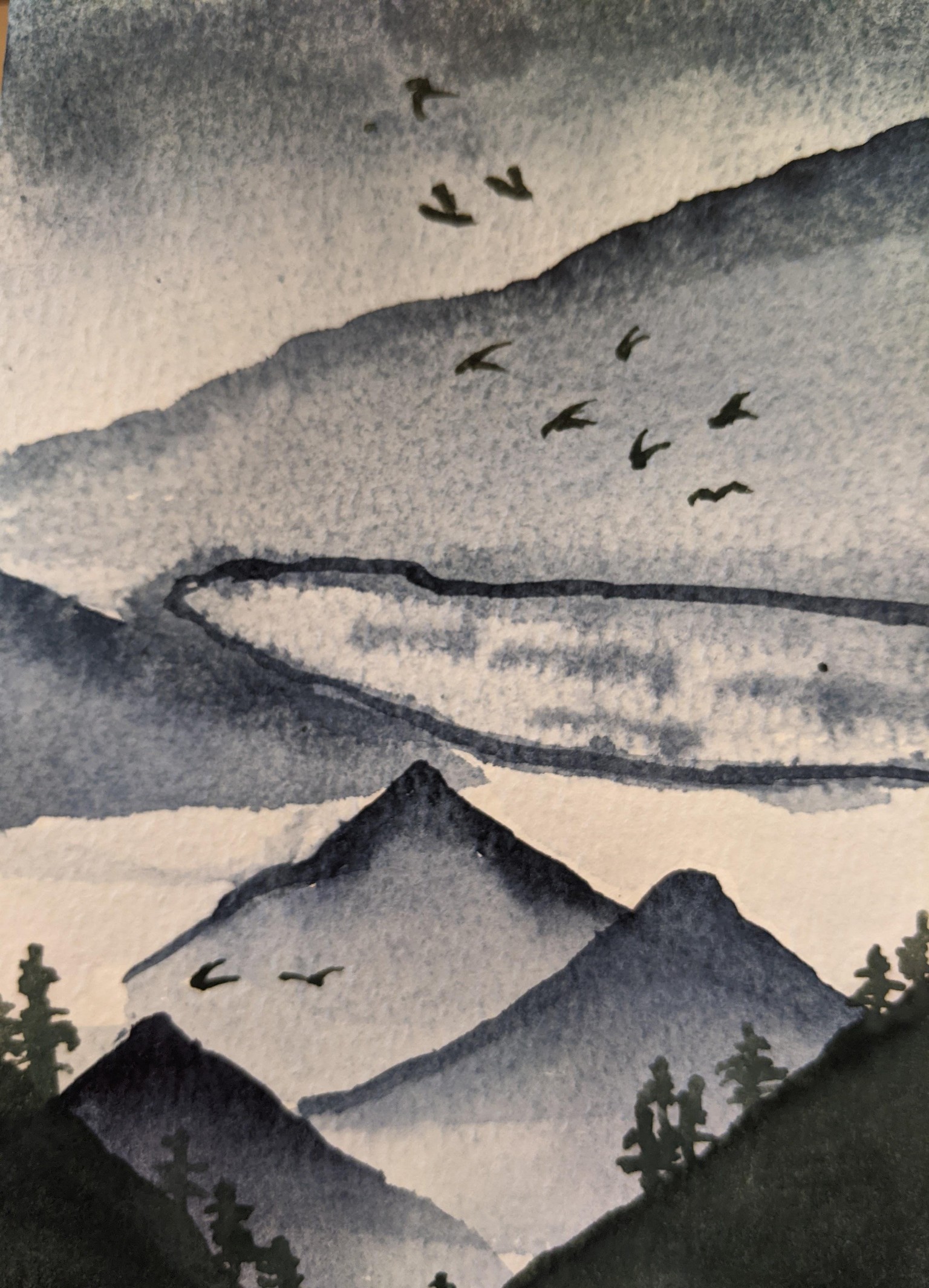 Misty Lakes - image 1 - student project