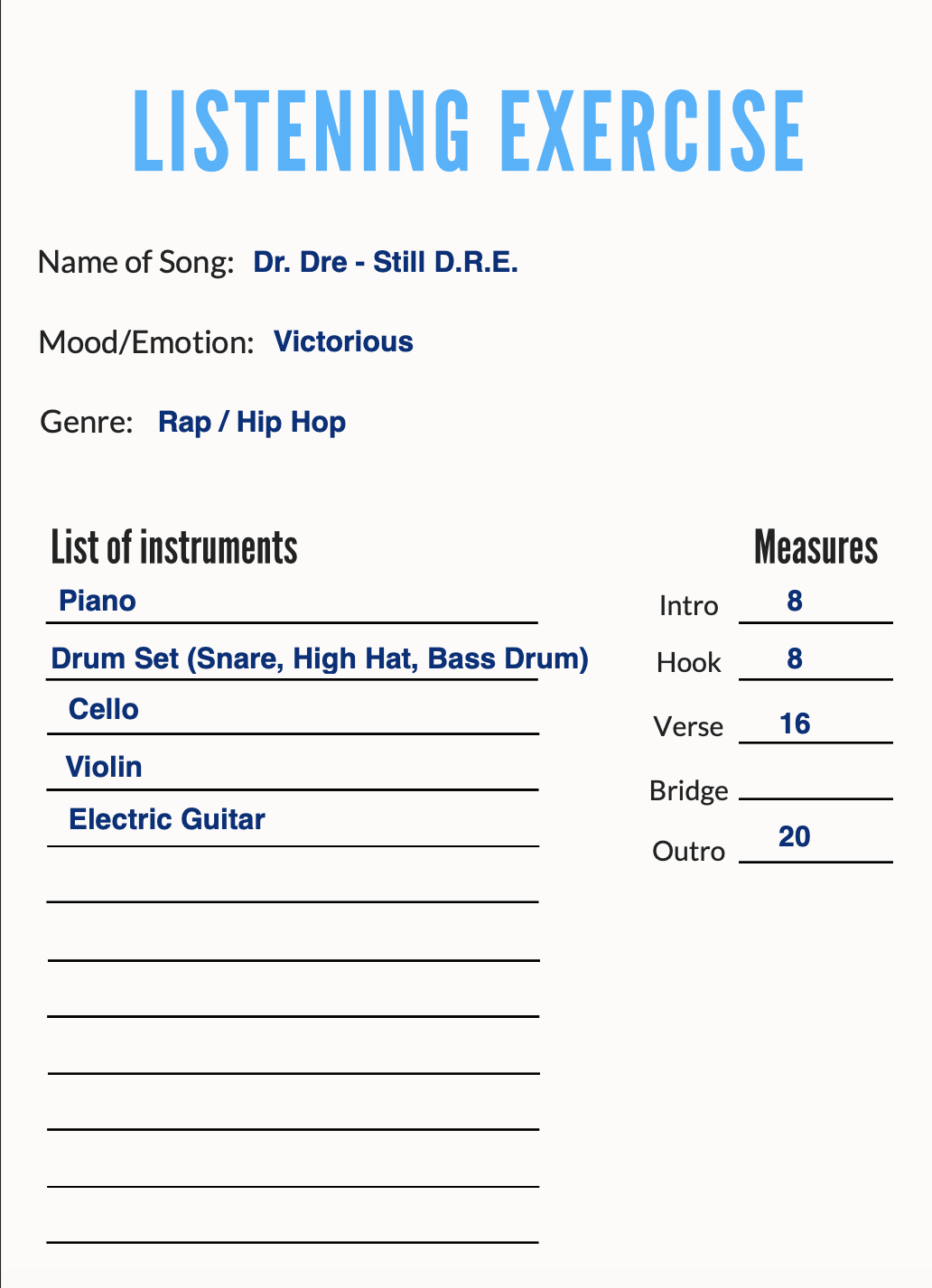 Beat Listening Exercise - image 1 - student project