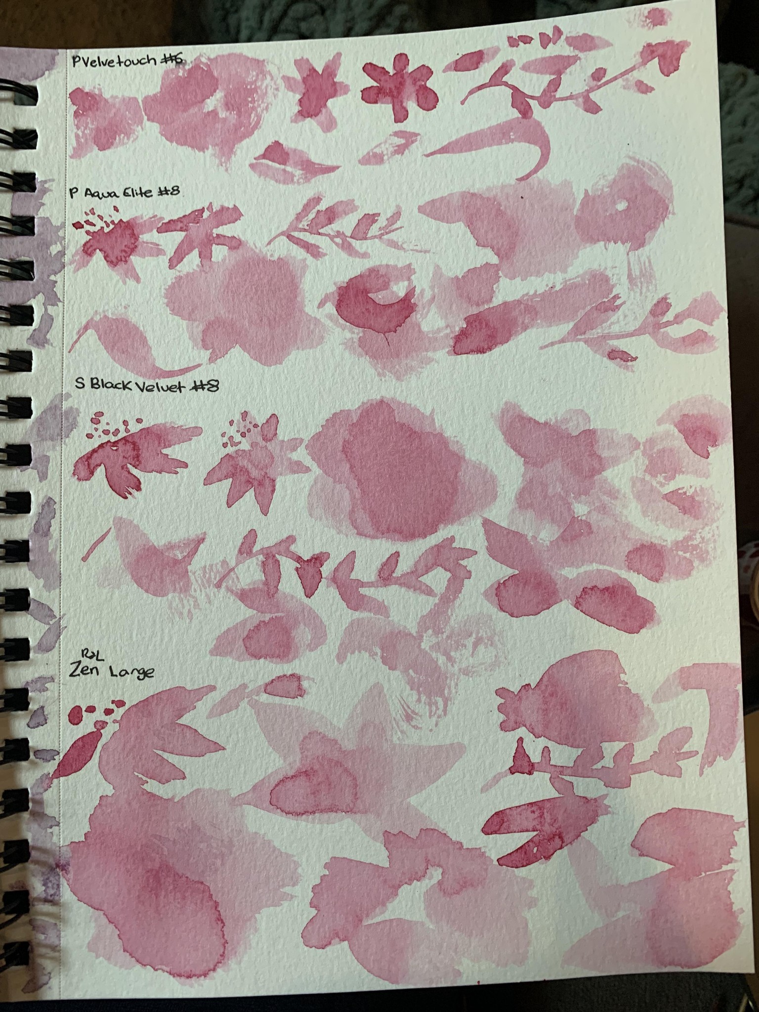 Watercolor Brushes 101: Testing and Creating Brush Marks Library - image 7 - student project