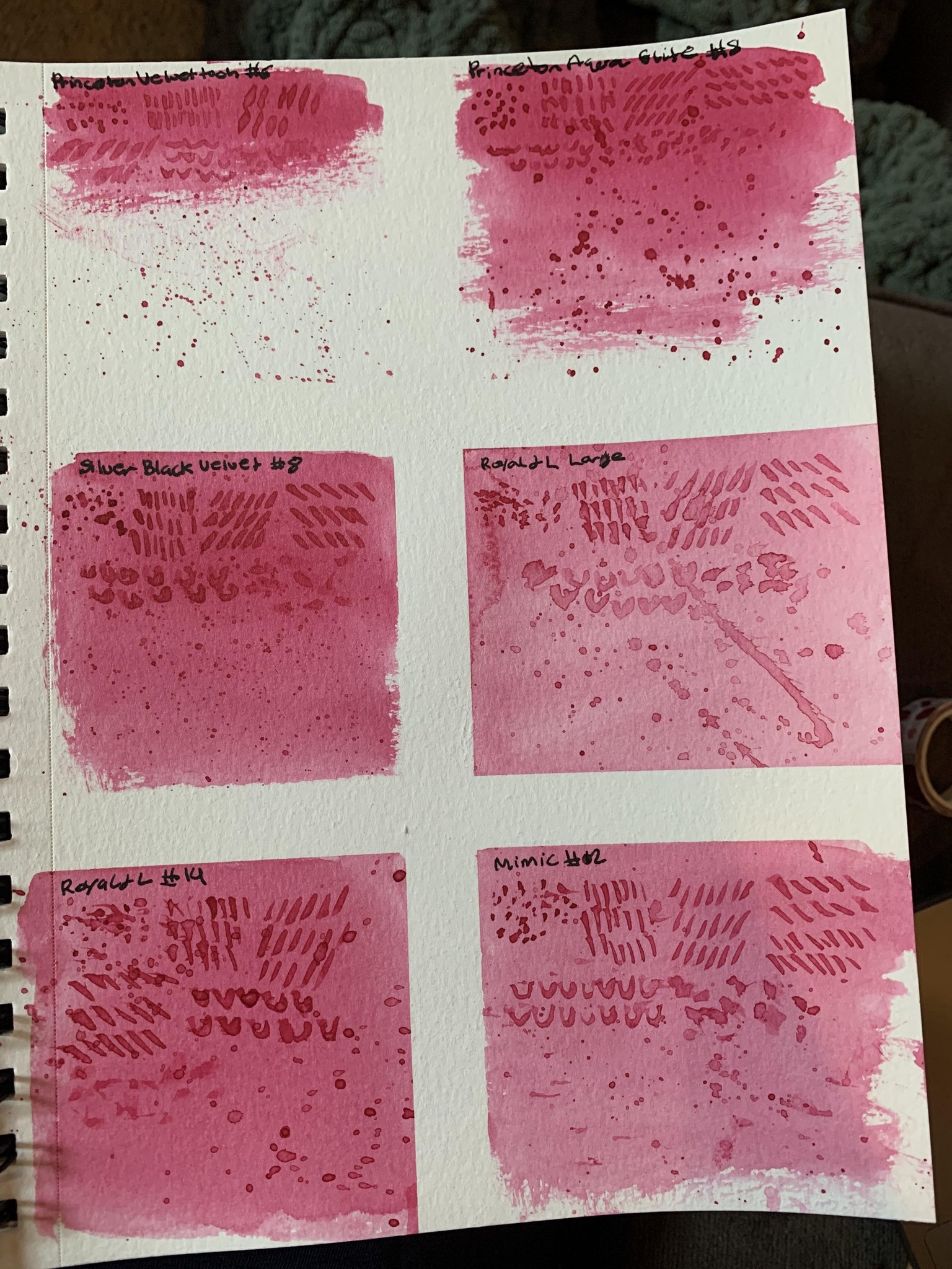 Watercolor Brushes 101: Testing and Creating Brush Marks Library - image 4 - student project