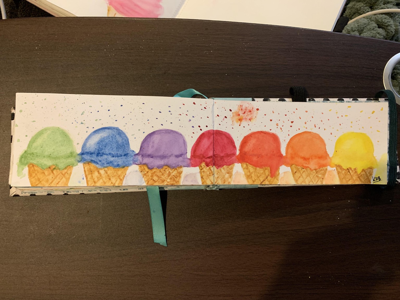 Watercolor Rainbow Treats - image 1 - student project