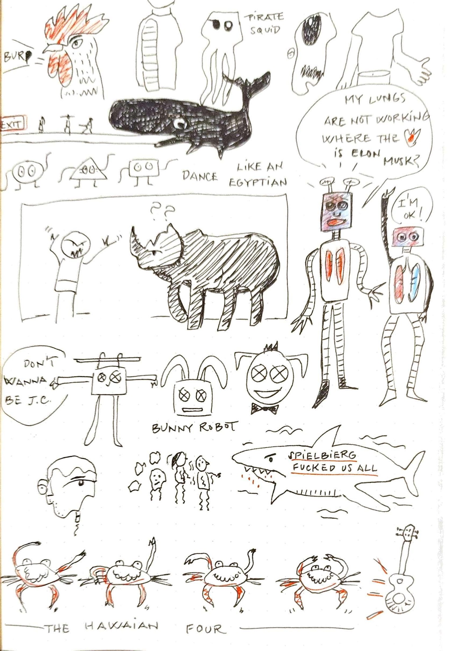 Doodle sheet x 2 - image 1 - student project