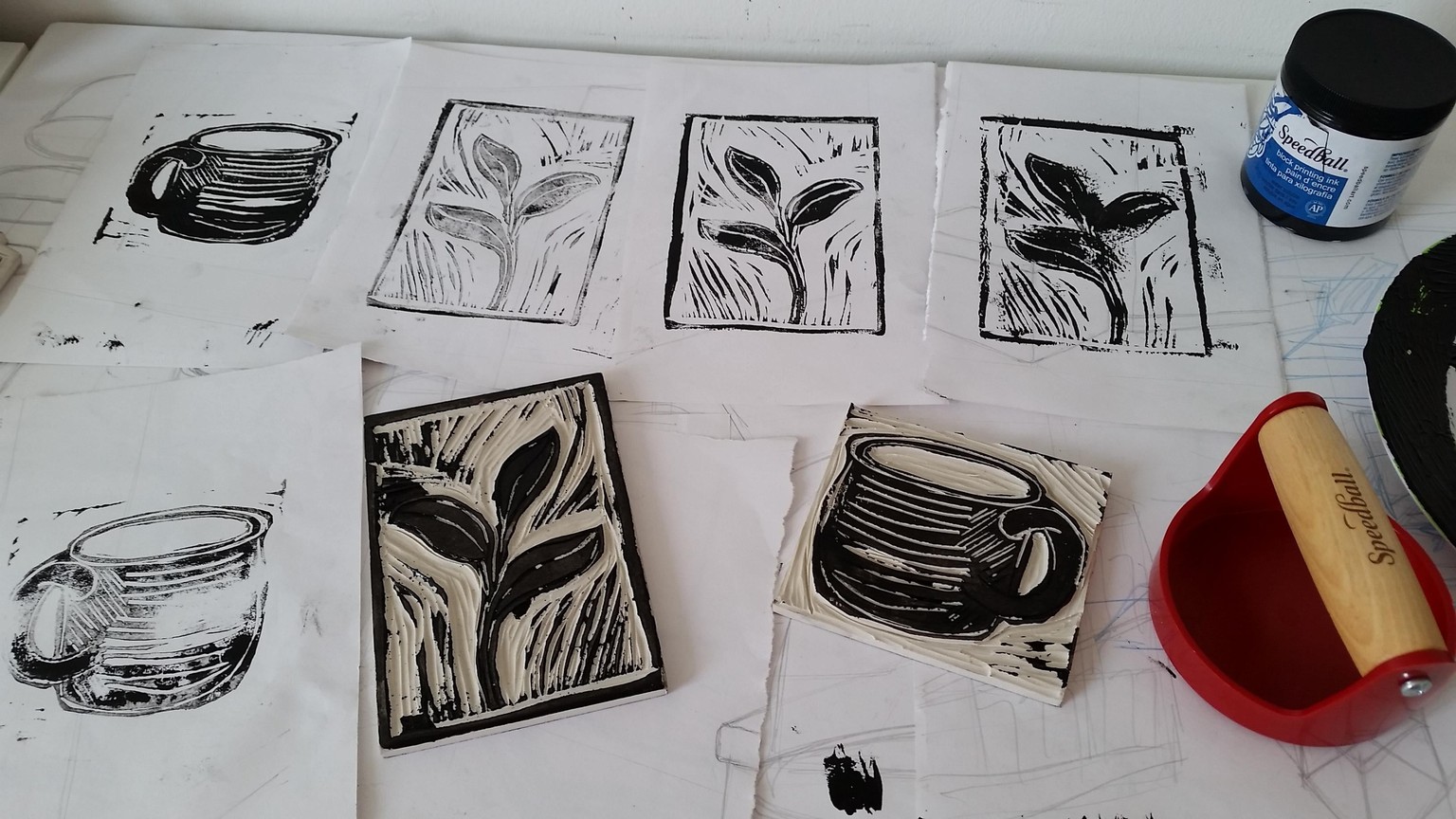 Linoleum Prints - image 3 - student project