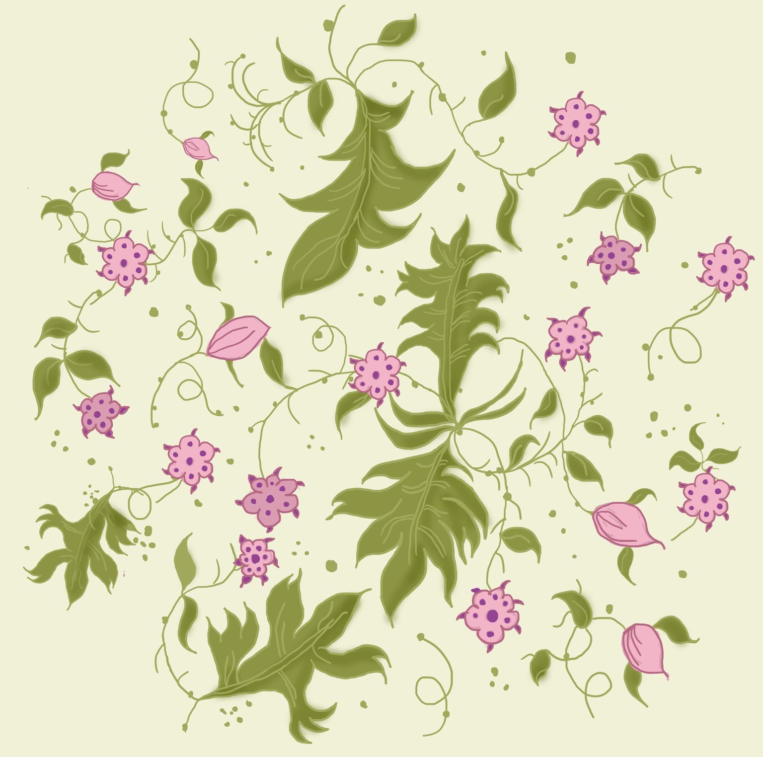 William Morris pattern - image 2 - student project