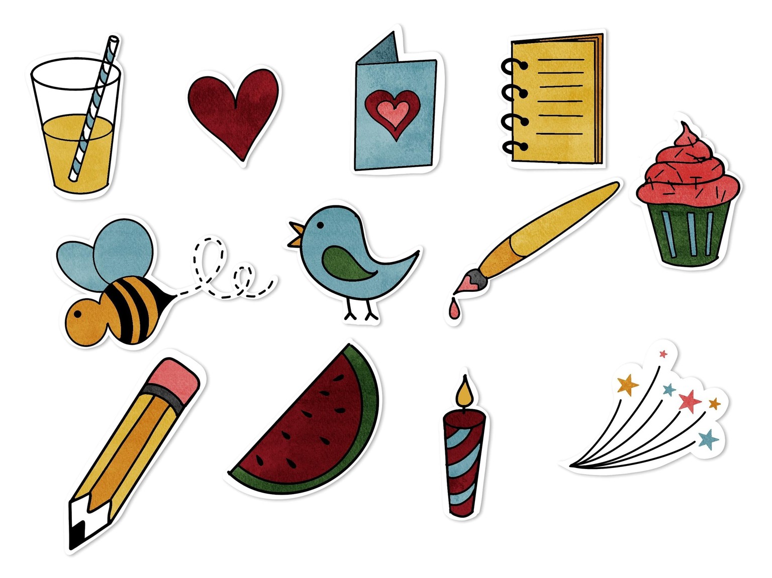 Doodle stickers with Procreate - image 1 - student project