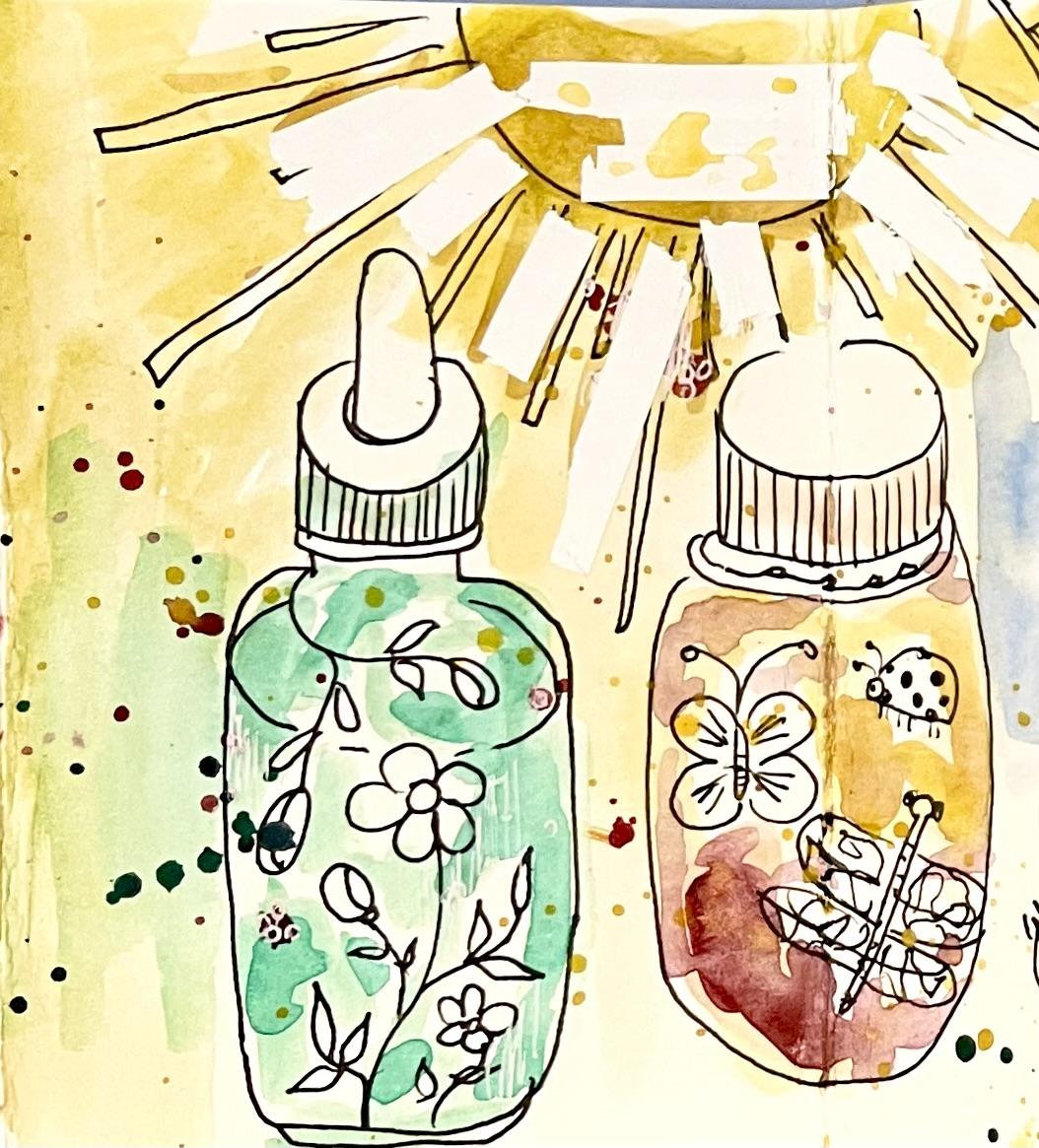 Easy Watercolor Art Journaling - No Effort Painting - image 2 - student project