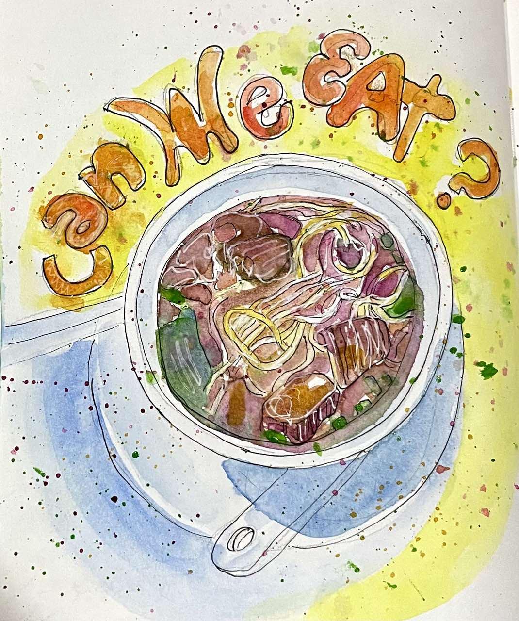 Everyone Can Draw Lunch - Learn to Draw and Paint Like Me While I Take You Out f - image 2 - student project
