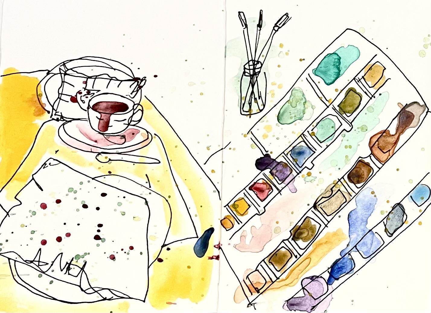 Easy Watercolor Art Journaling - No Effort Painting - image 5 - student project