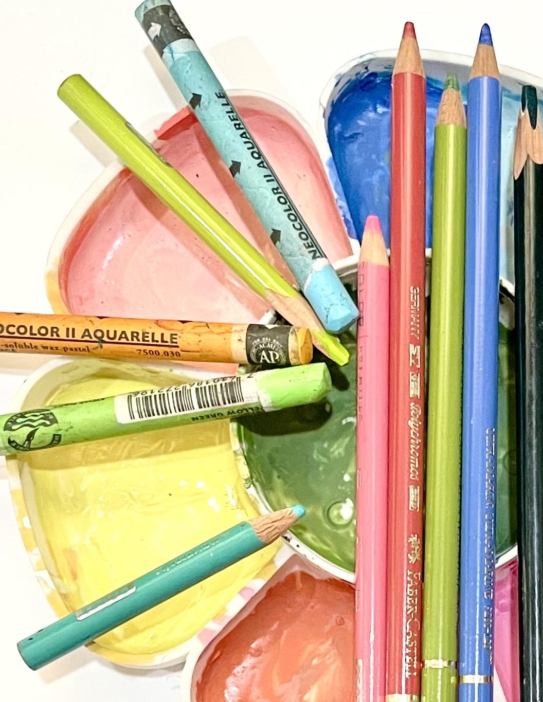 The Gouache Files: How to combine Gouache Painting, Pastels & Pencils in Nature - image 1 - student project