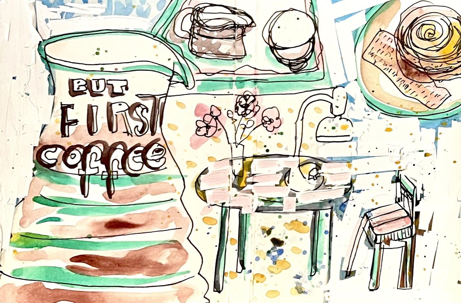 Easy Watercolor Art Journaling - No Effort Painting - image 4 - student project