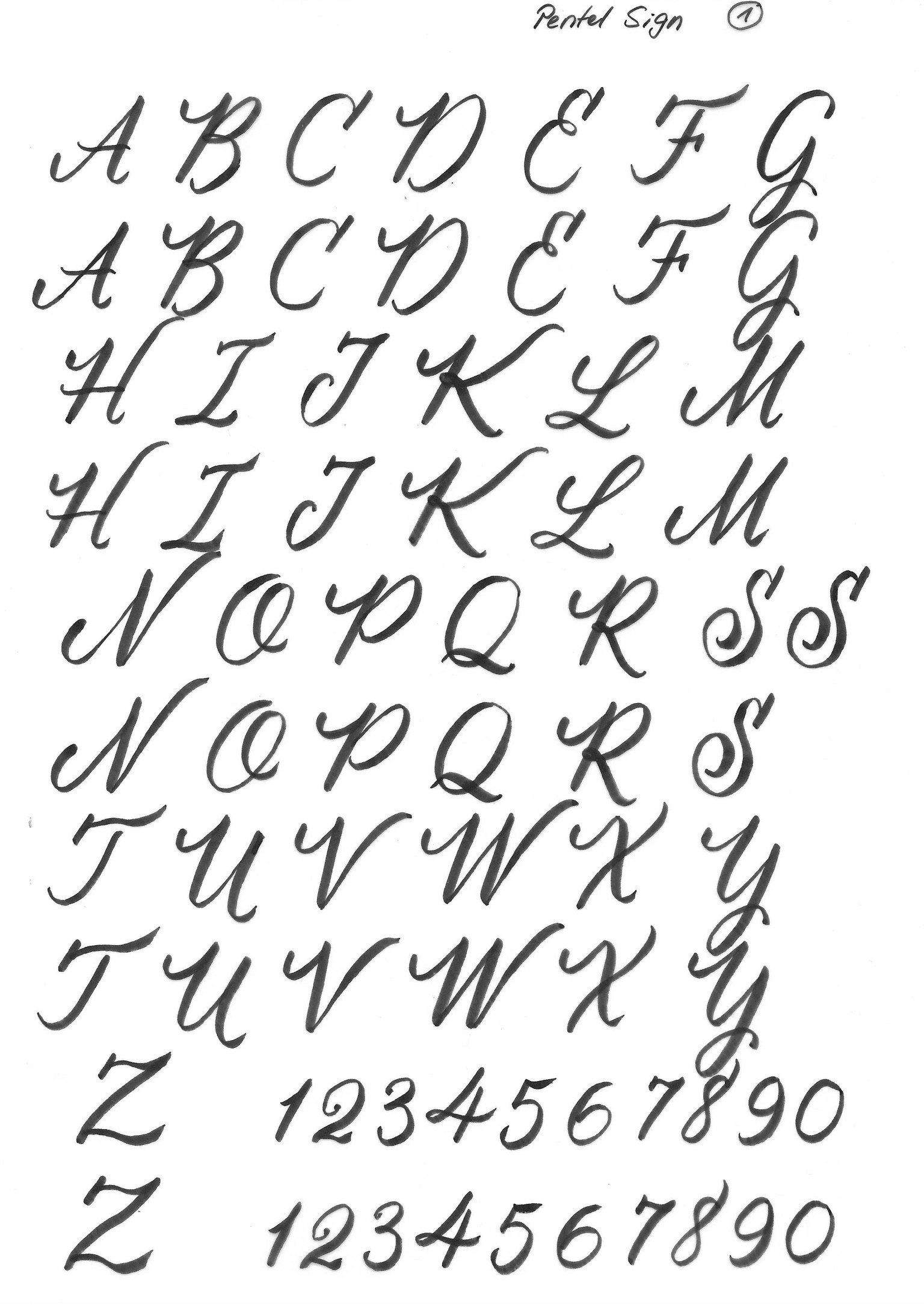 Brush Lettering Beginner - image 14 - student project