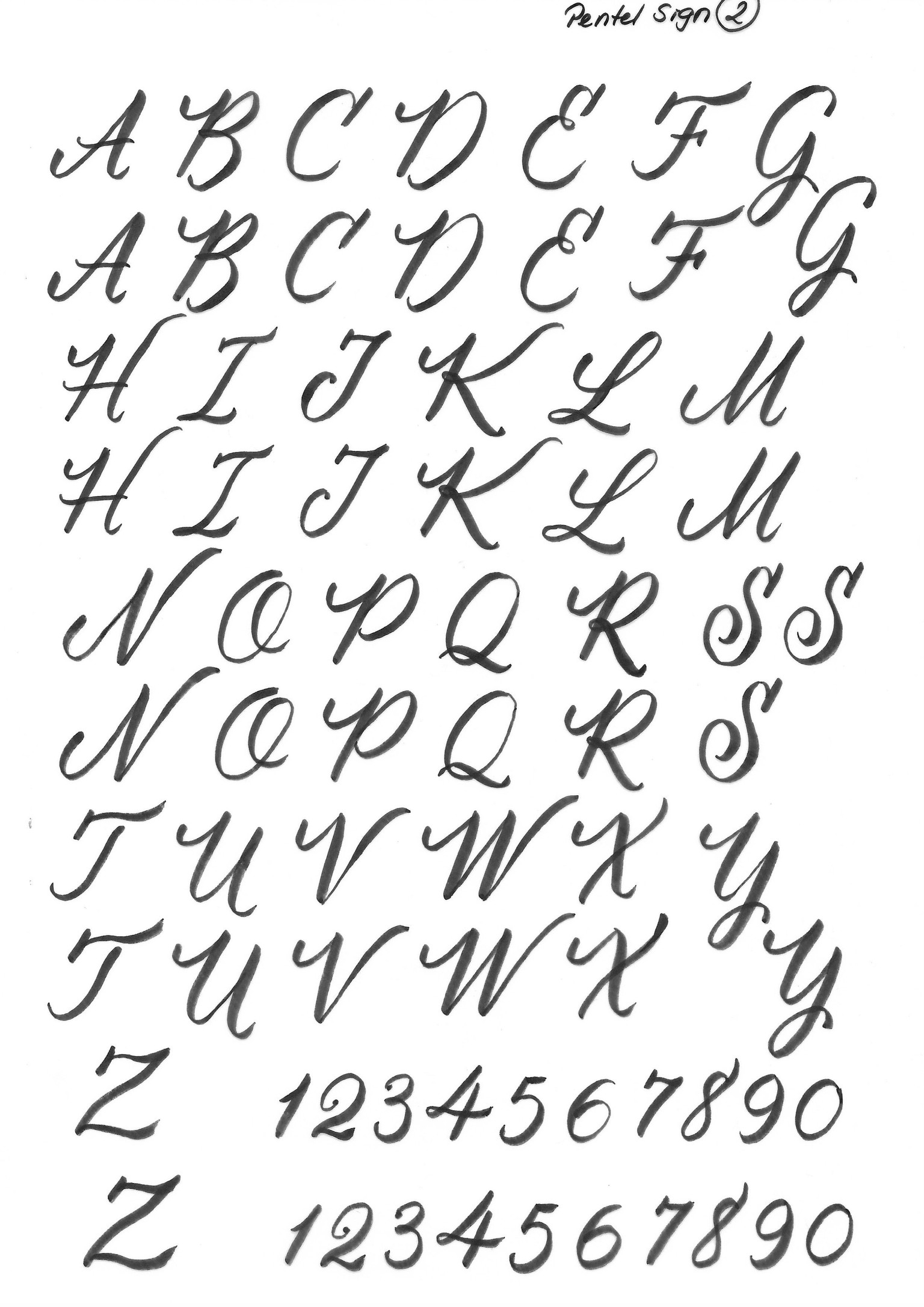 Brush Lettering Beginner - image 15 - student project