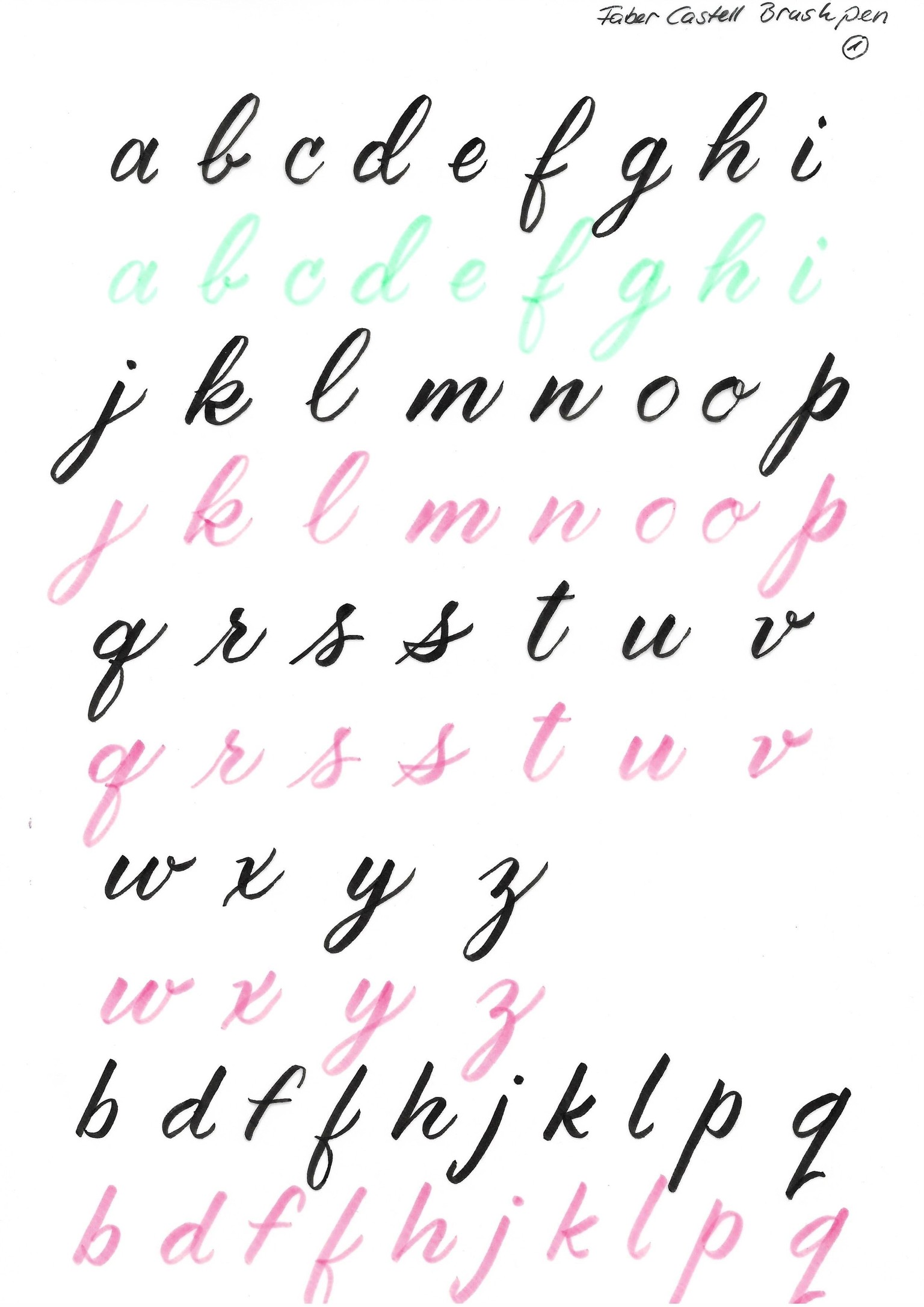 Brush Lettering Beginner - image 4 - student project