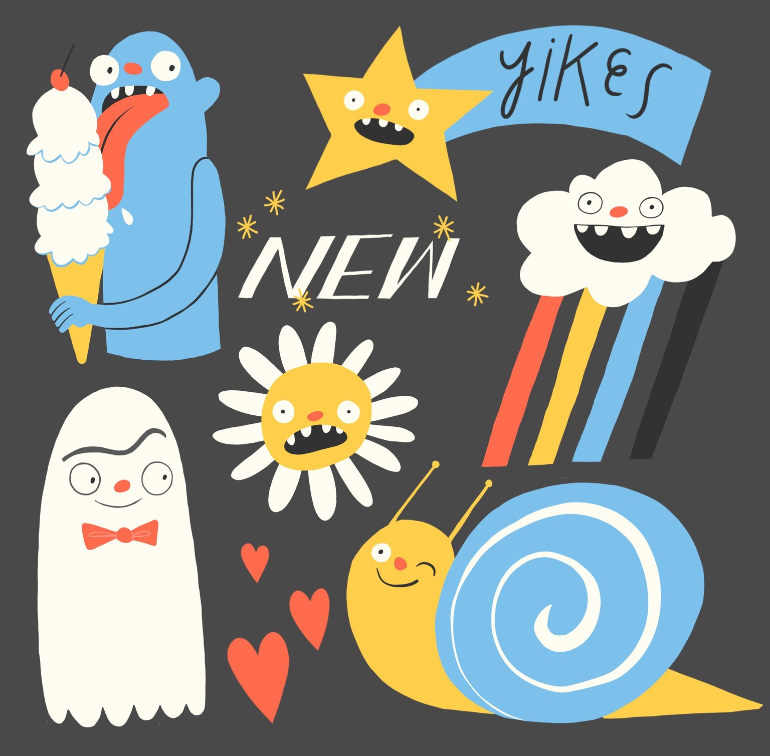 My 1st Instagram Sticker Pack - image 1 - student project