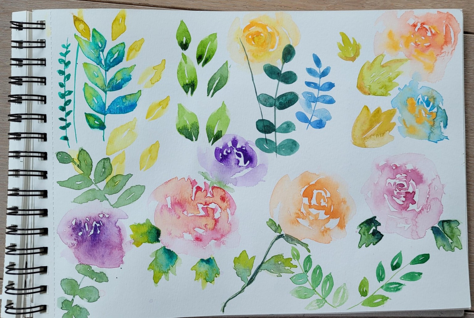Watercolor Florals for Beginners - image 2 - student project