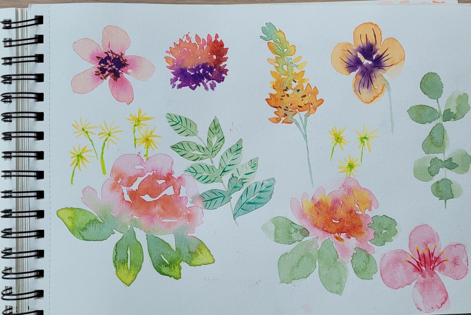 Watercolor Florals for Beginners - image 1 - student project