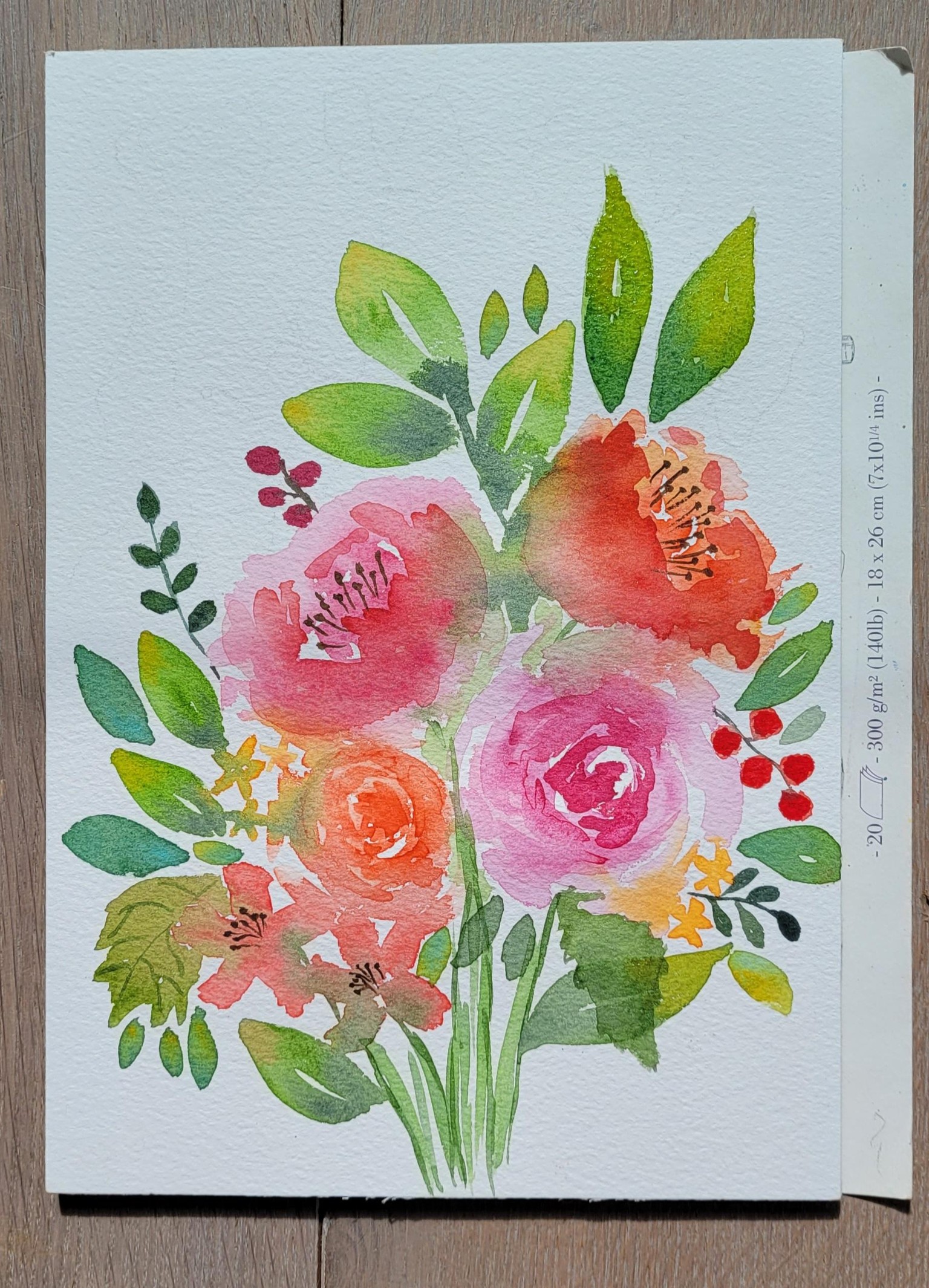 Watercolor Florals for Beginners - image 3 - student project