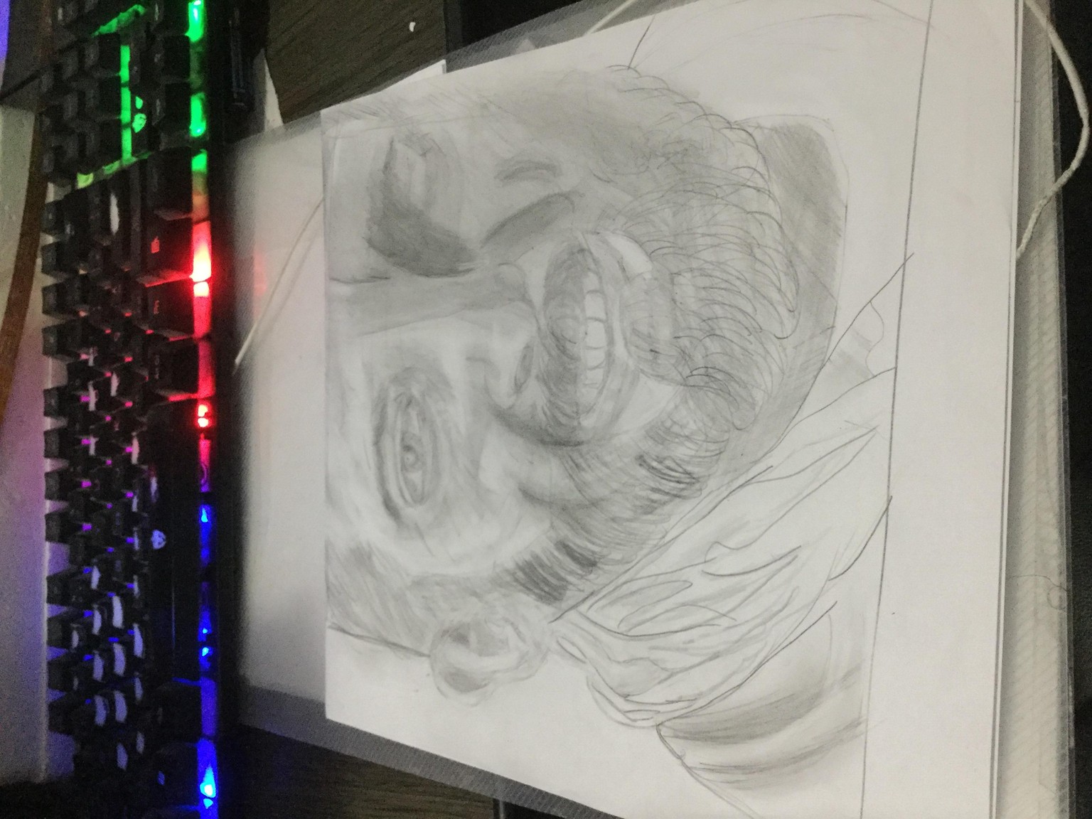 Negan(The Walking Dead)-tentativa de desenho realista(projeto) - image 1 - student project