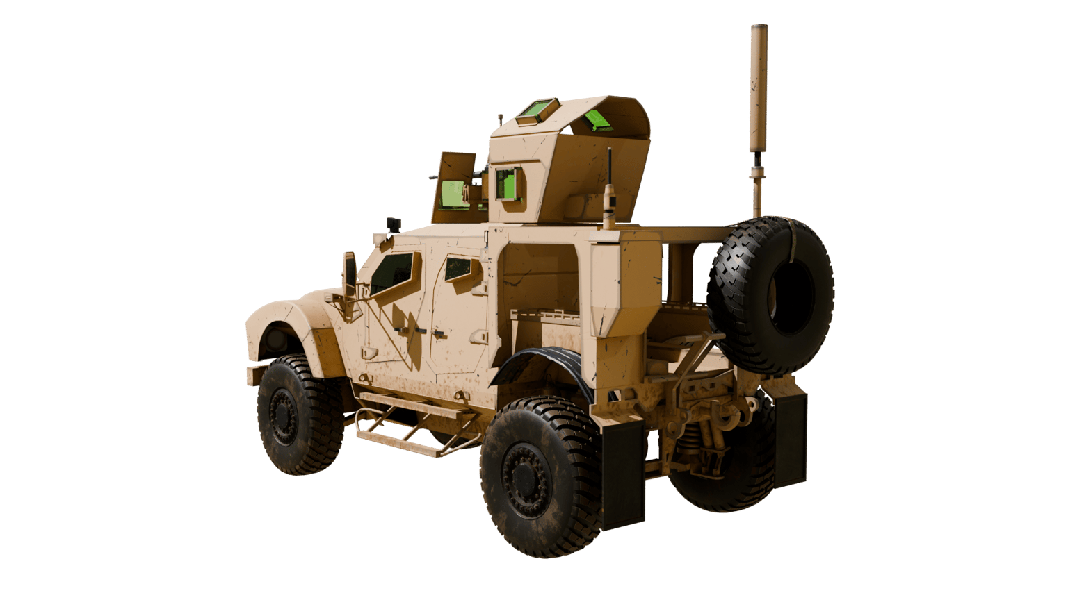 My Render of Oshkosh M-ATV - image 2 - student project
