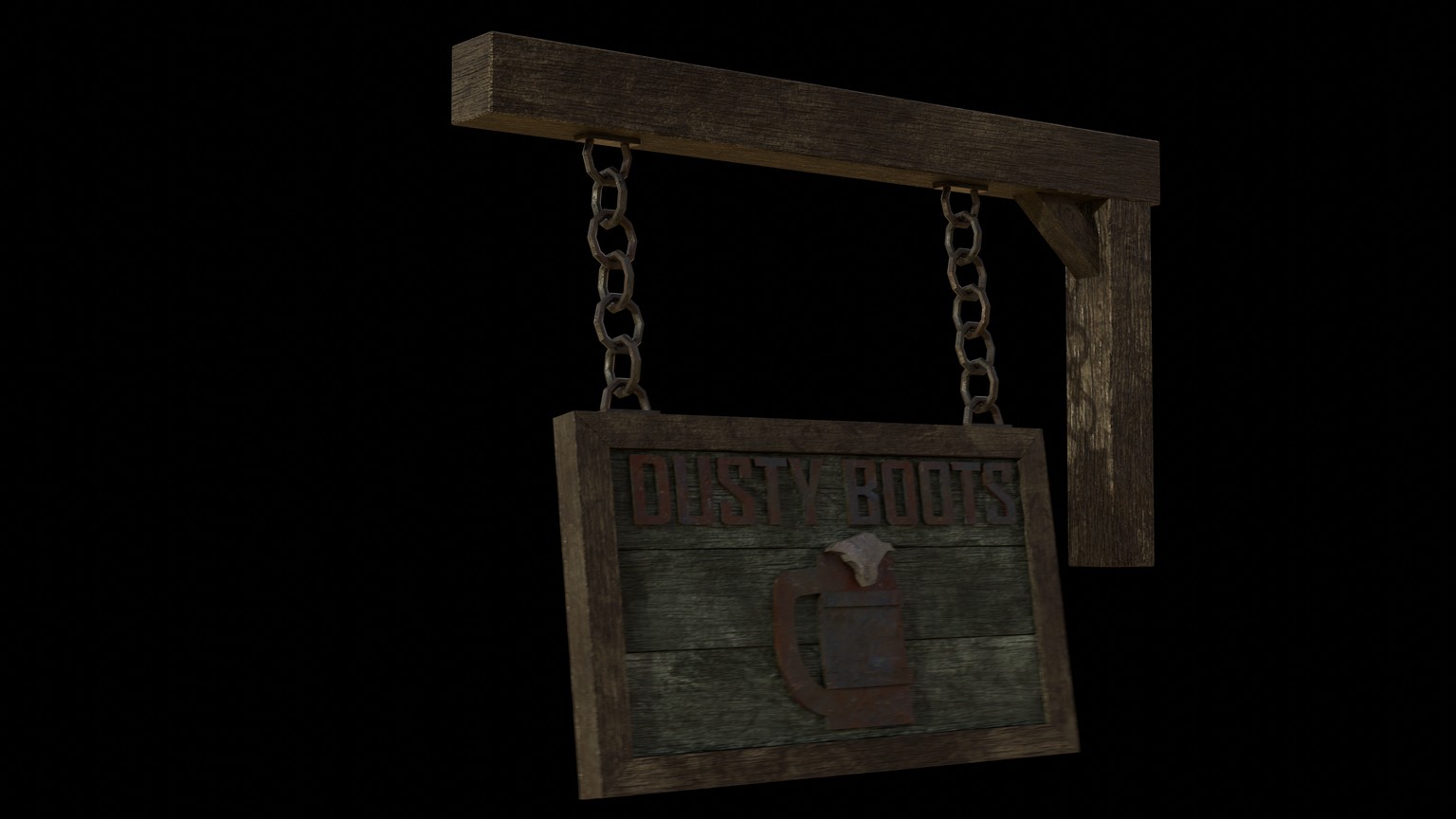 My tavern sign render - image 2 - student project