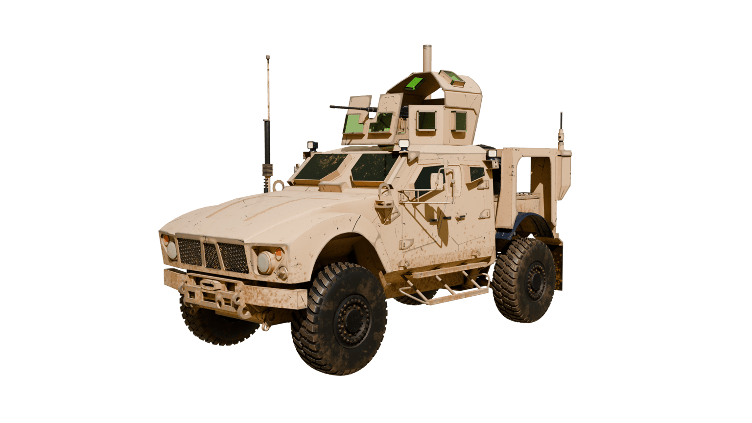 My Render of Oshkosh M-ATV - image 1 - student project