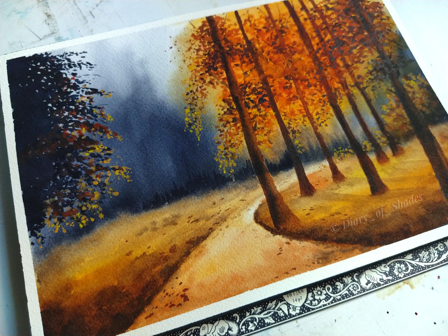 Misty Autumn Forest Landscape - image 2 - student project