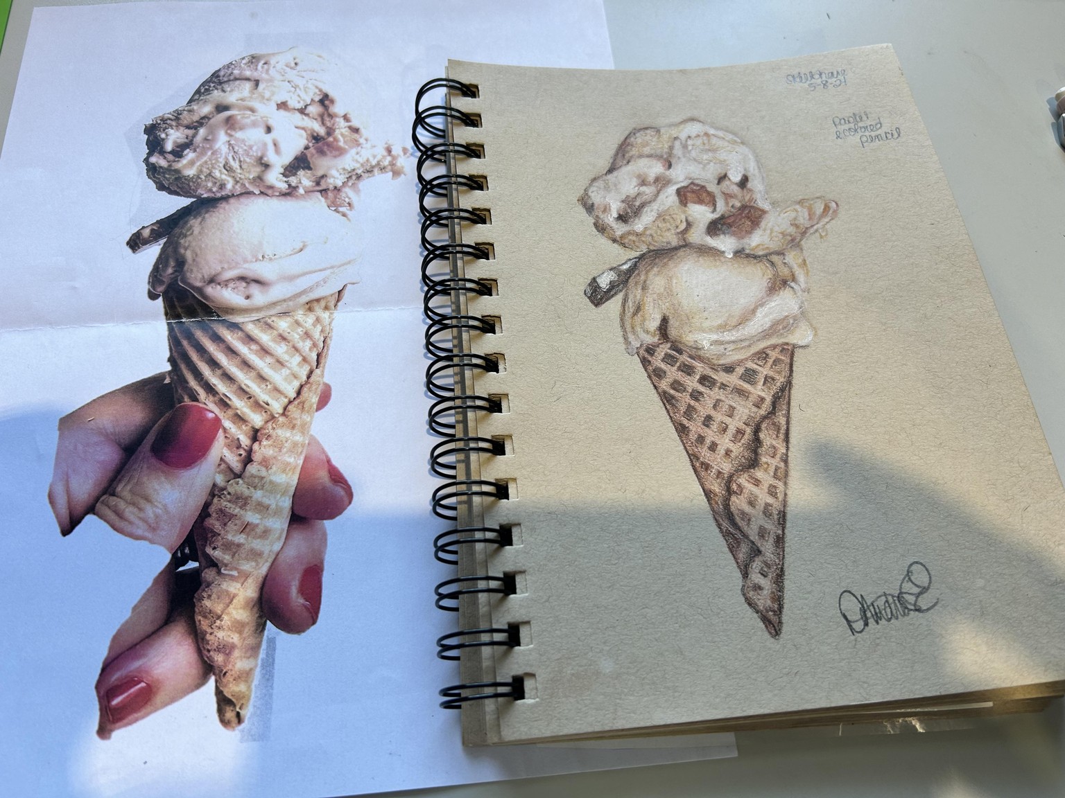 Ice cream cone (edited) - image 1 - student project