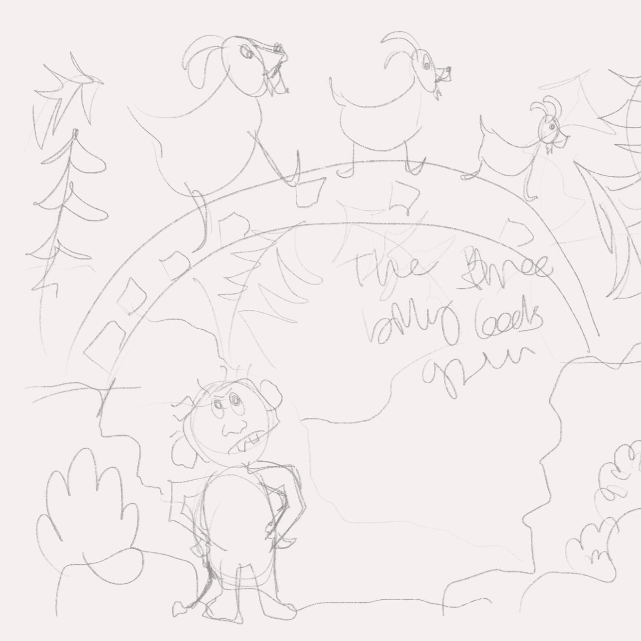 The three billy goats gruff - image 1 - student project