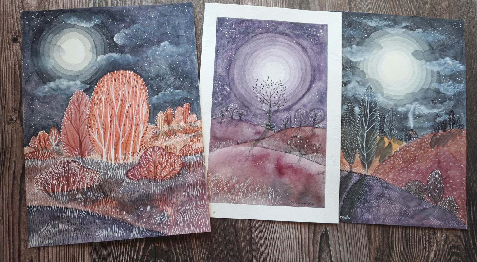 My watercolor textures - image 4 - student project