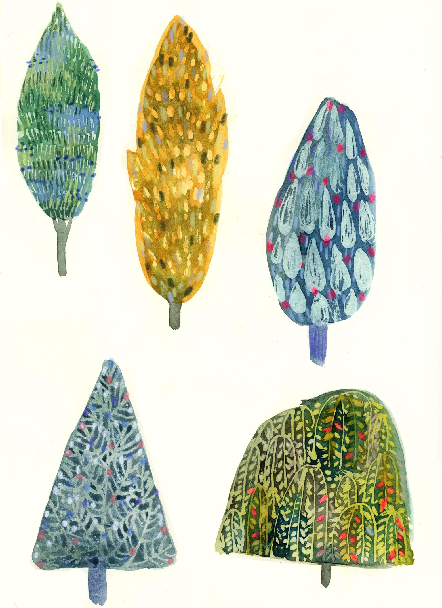 My watercolor textures - image 20 - student project