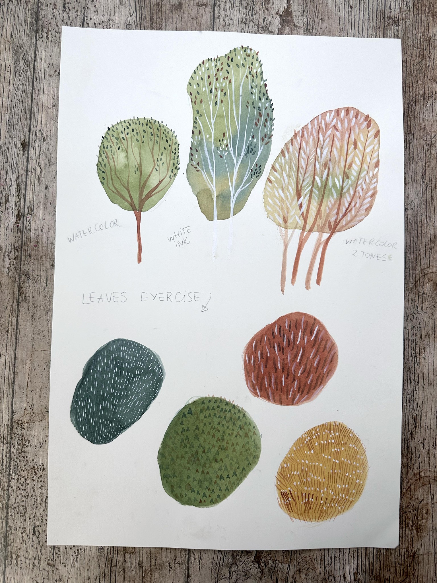 My watercolor textures - image 9 - student project