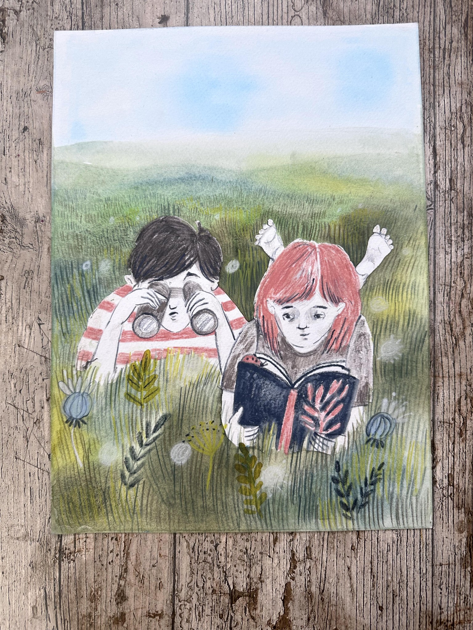 My watercolor textures - image 14 - student project