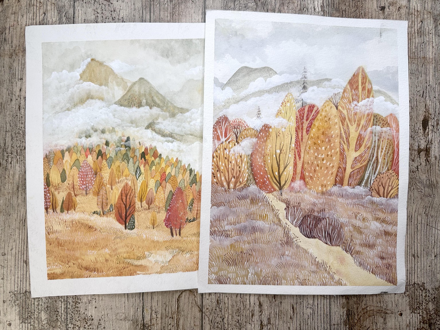 My watercolor textures - image 11 - student project