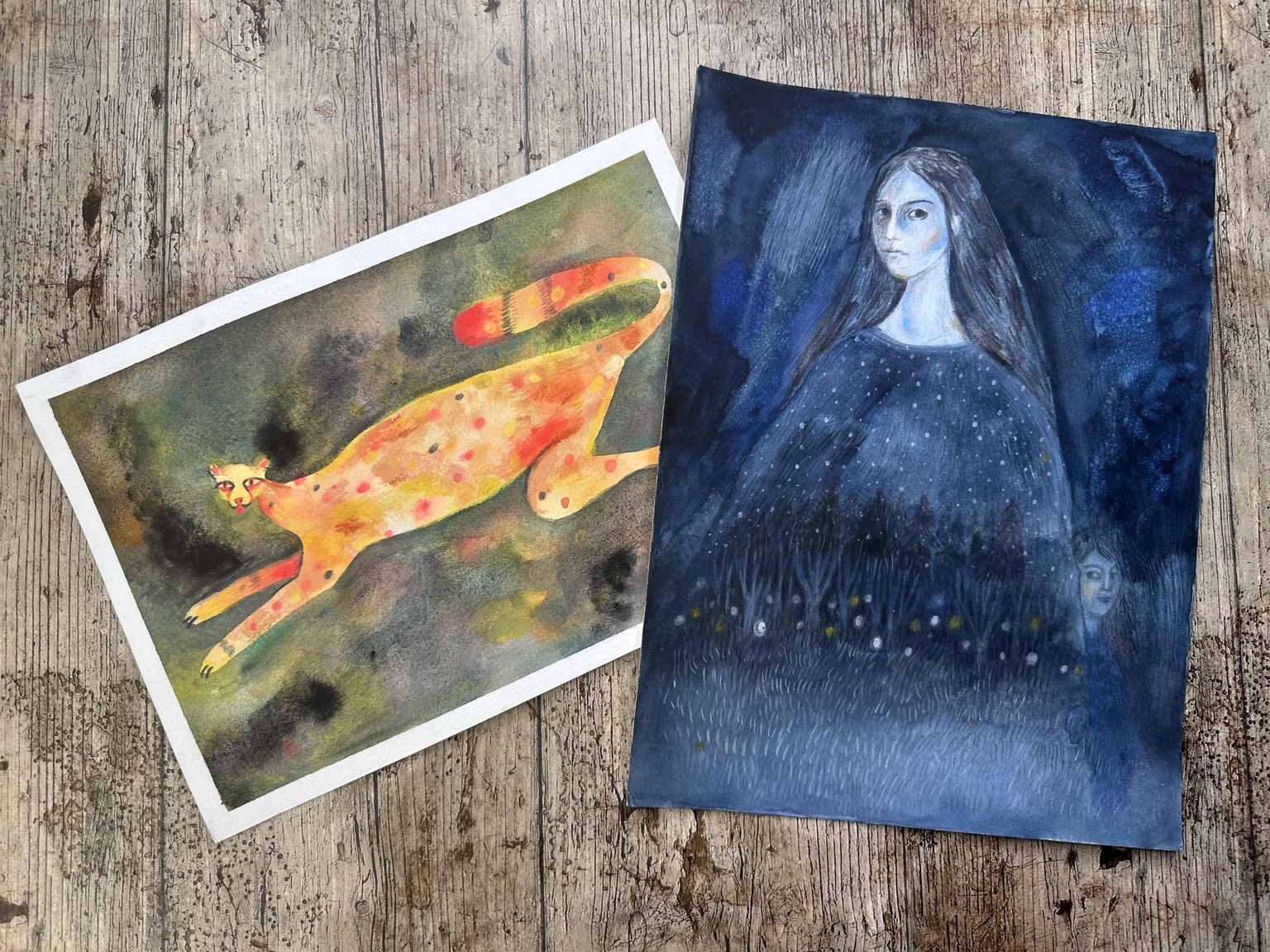 My watercolor textures - image 8 - student project