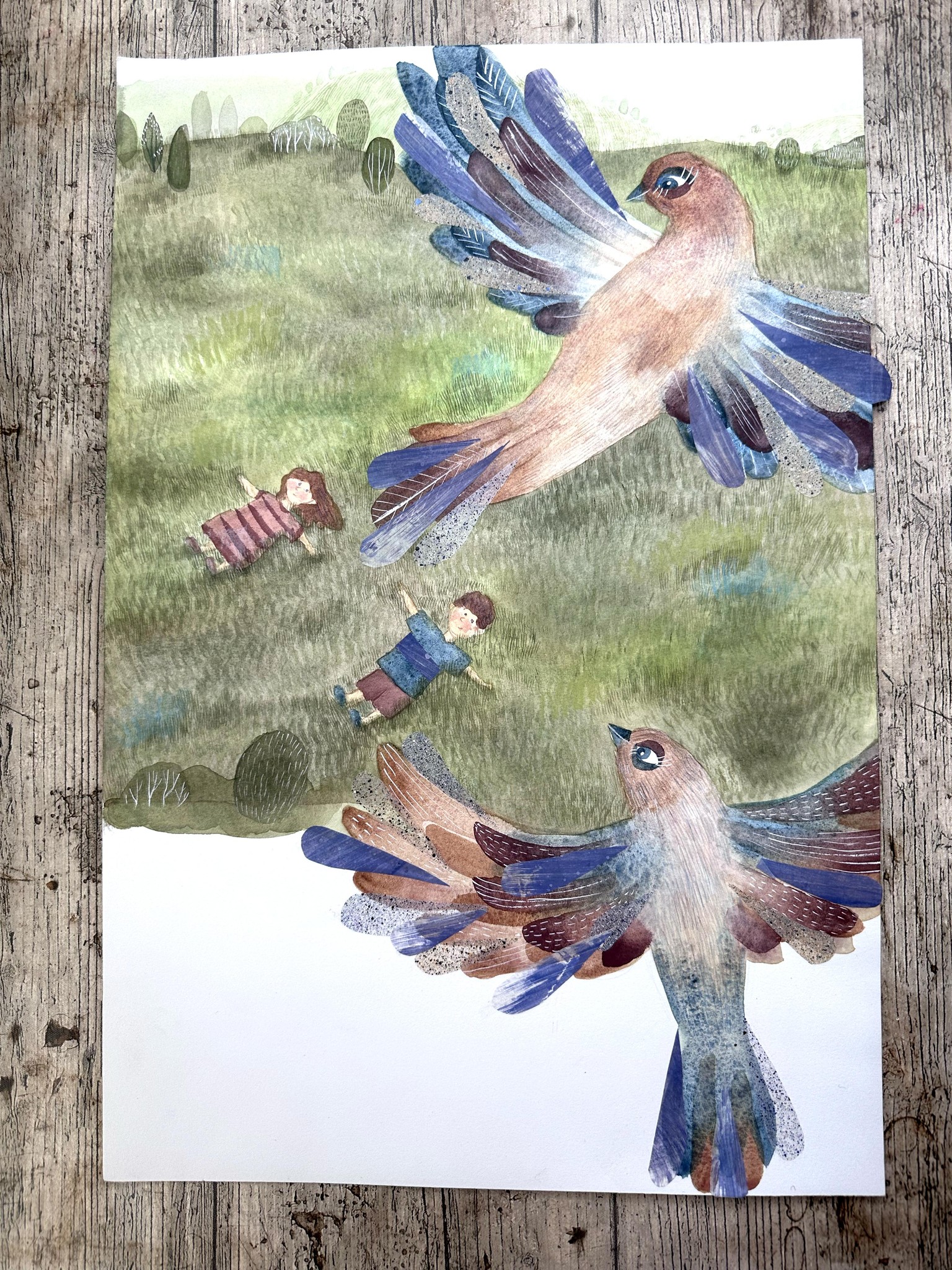 My watercolor textures - image 13 - student project