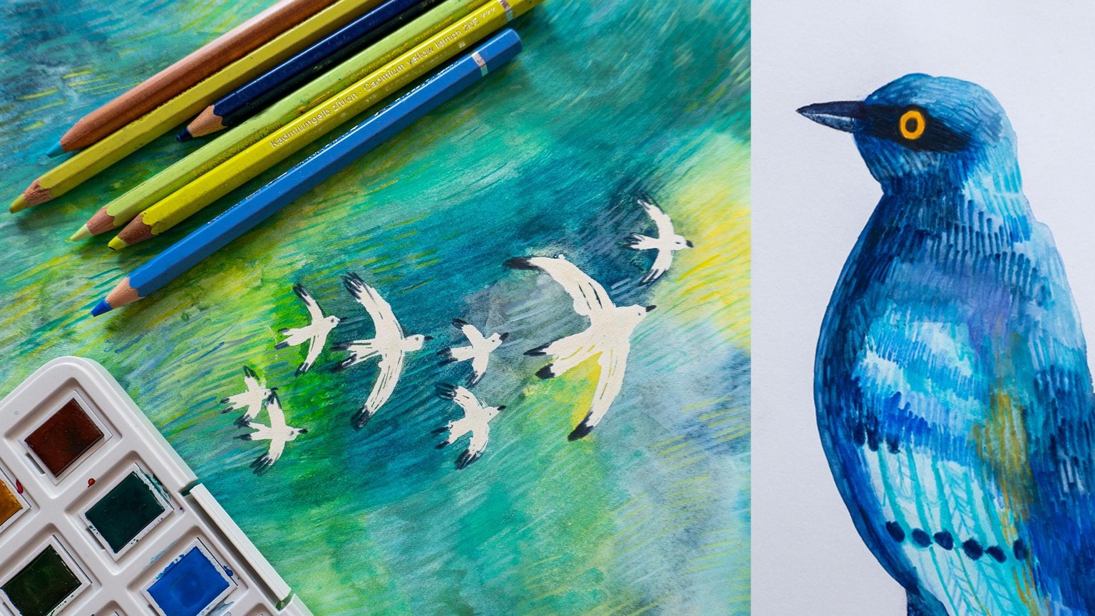 My watercolor textures - image 17 - student project