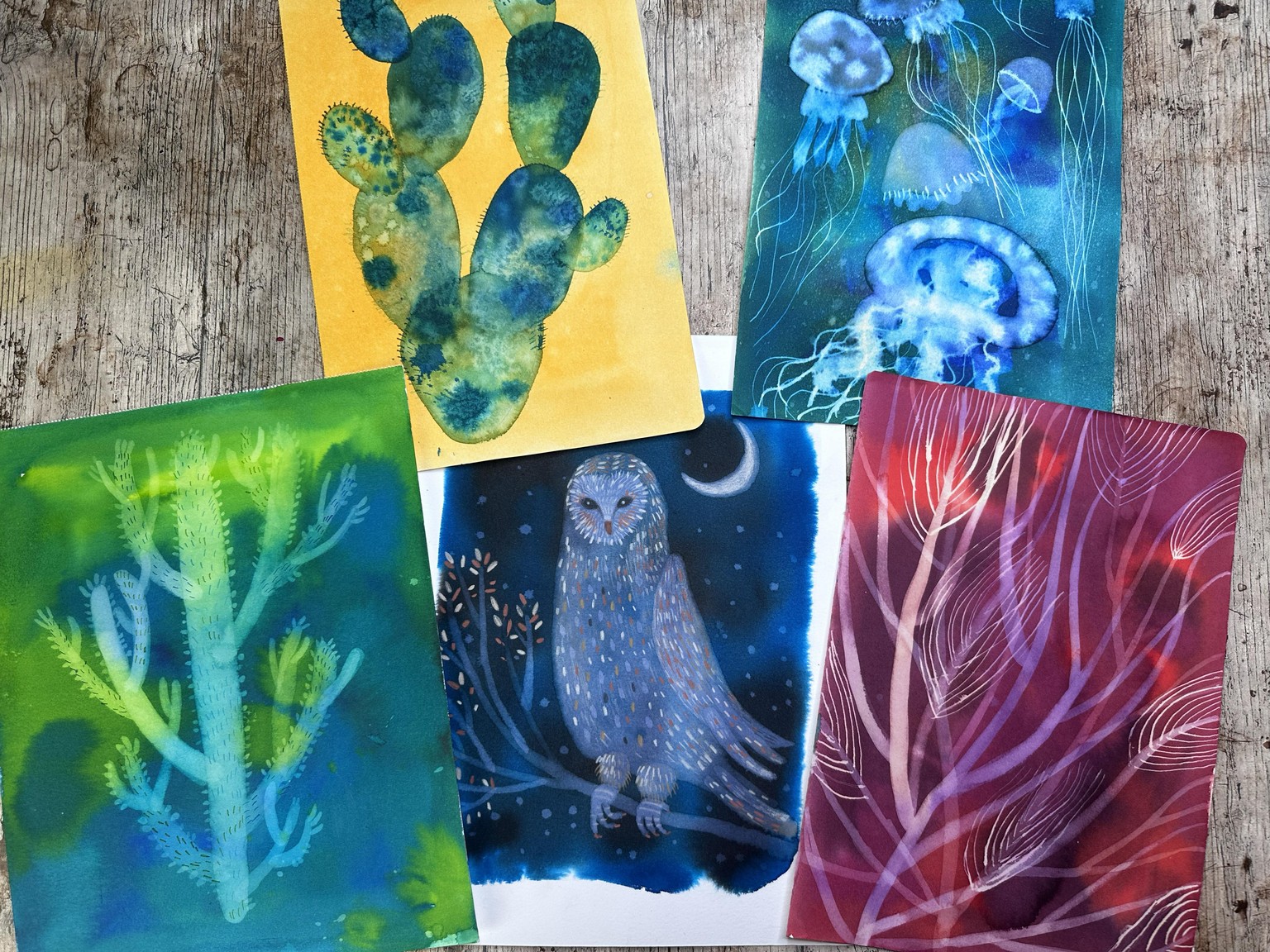 My watercolor textures - image 18 - student project