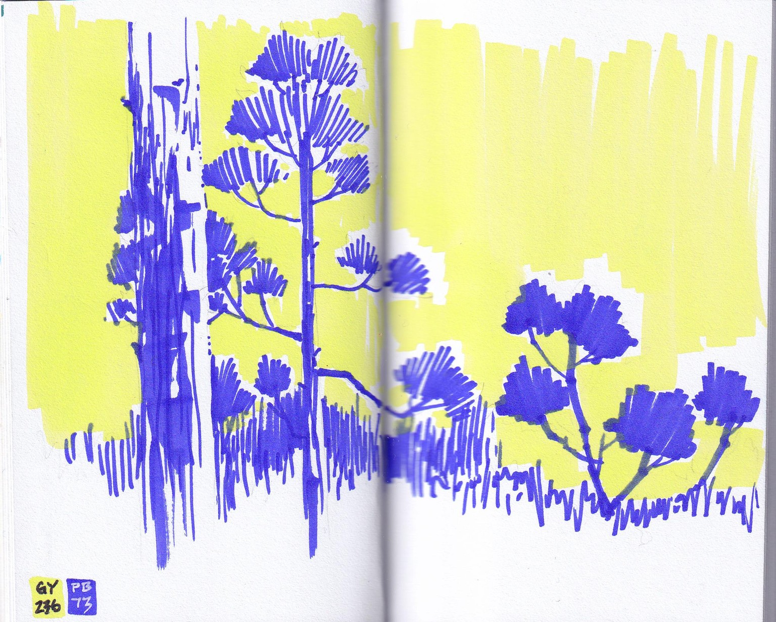 Marker Sketchbook Examples - image 3 - student project