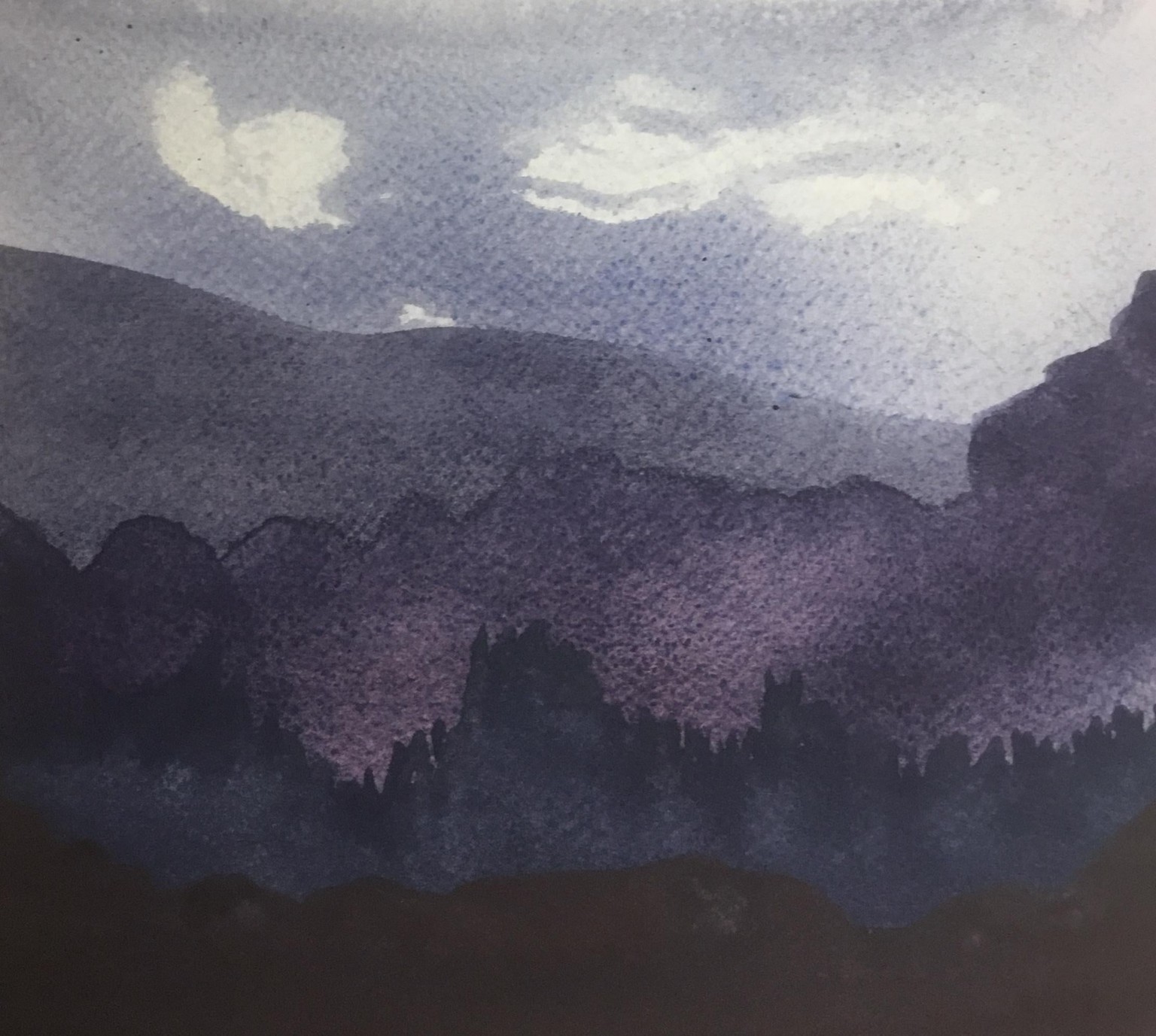 First watercolor class - image 1 - student project