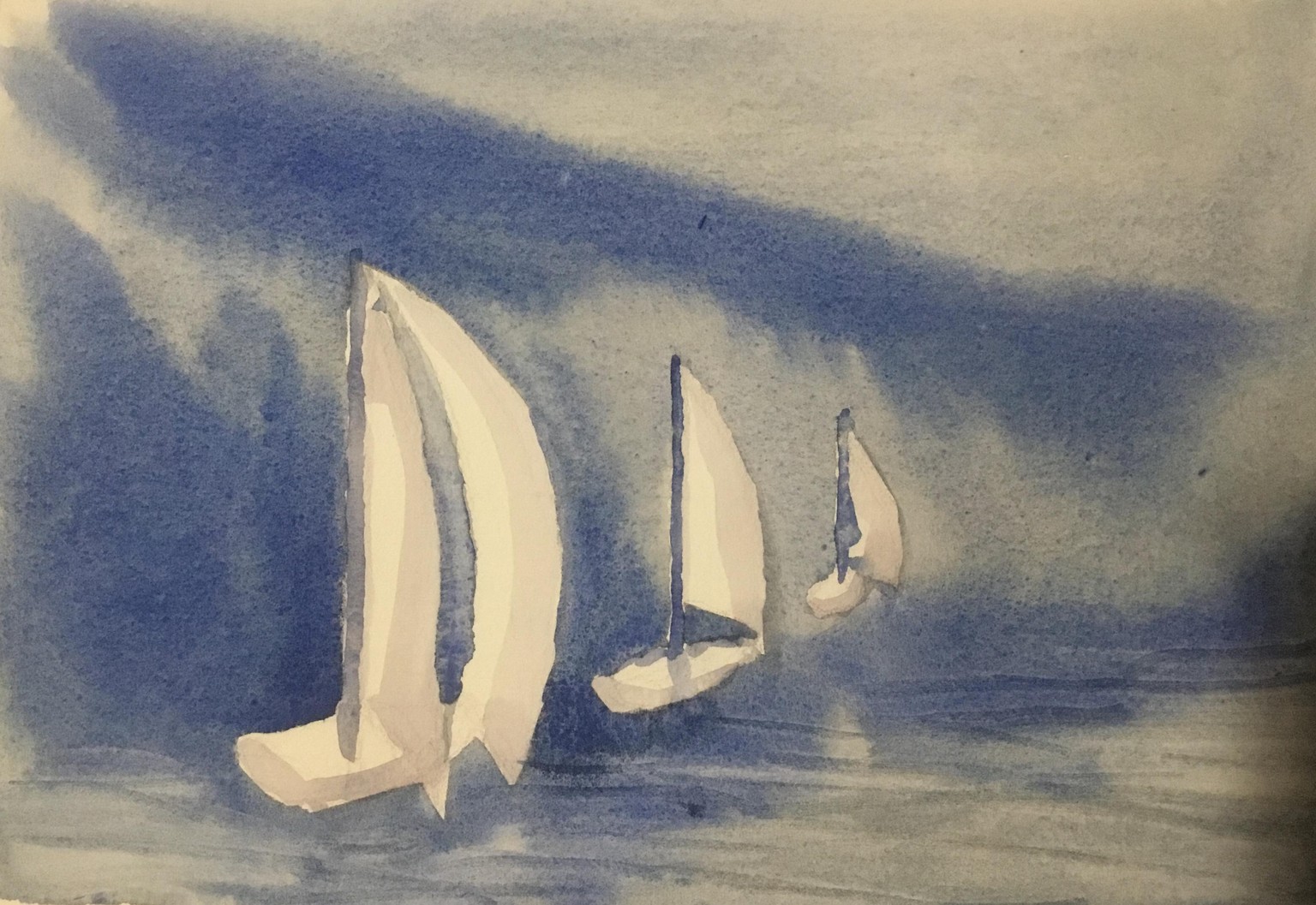 First watercolor class - image 3 - student project