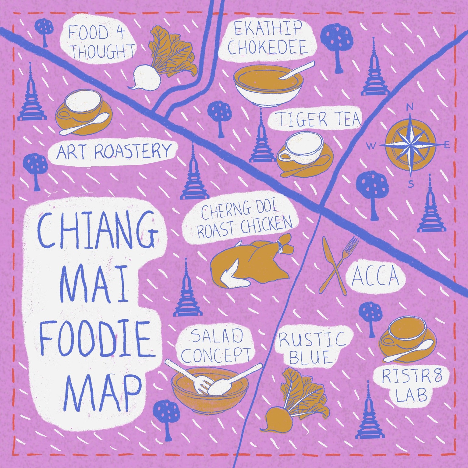 Foodie Map - image 1 - student project