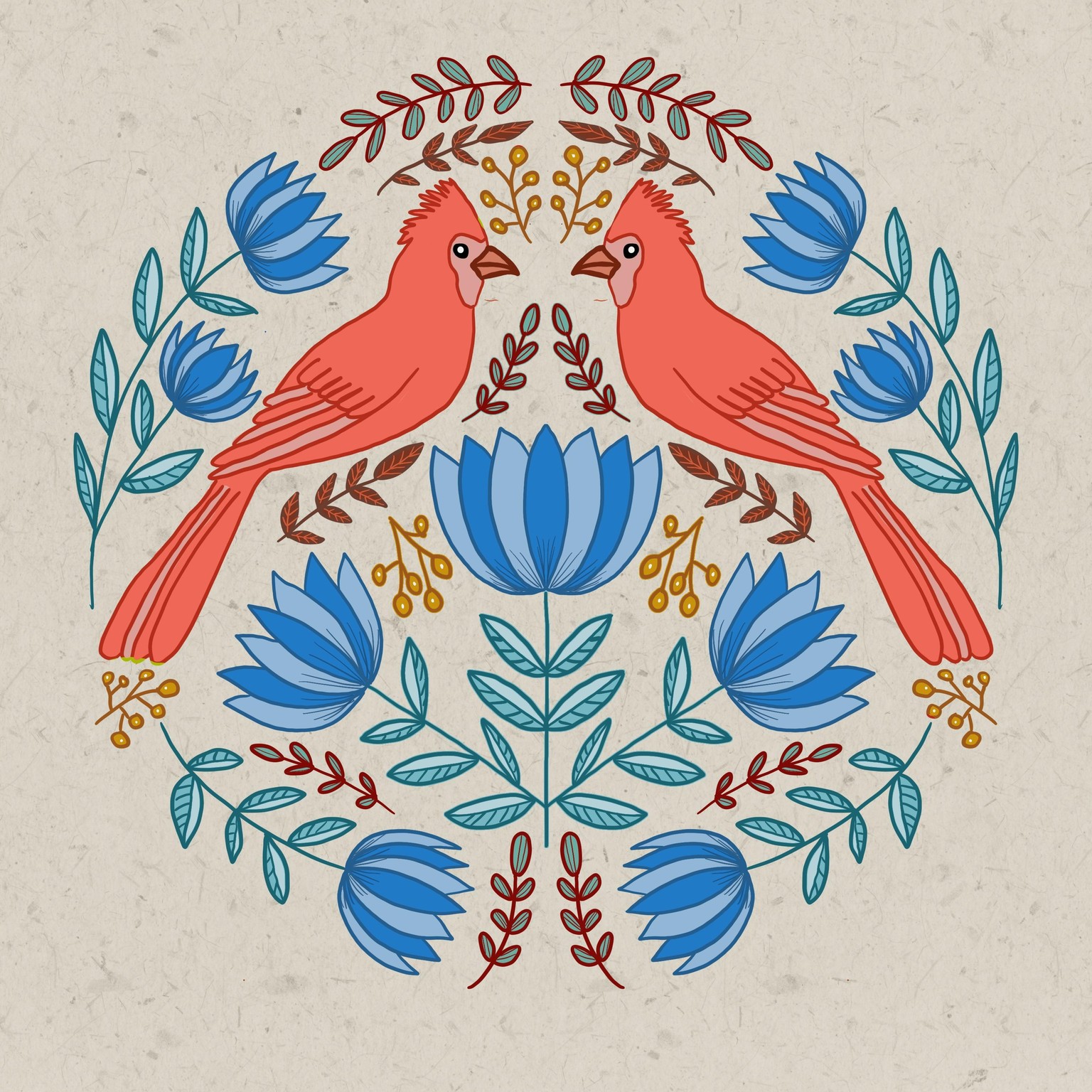 Folk Illustration - image 1 - student project