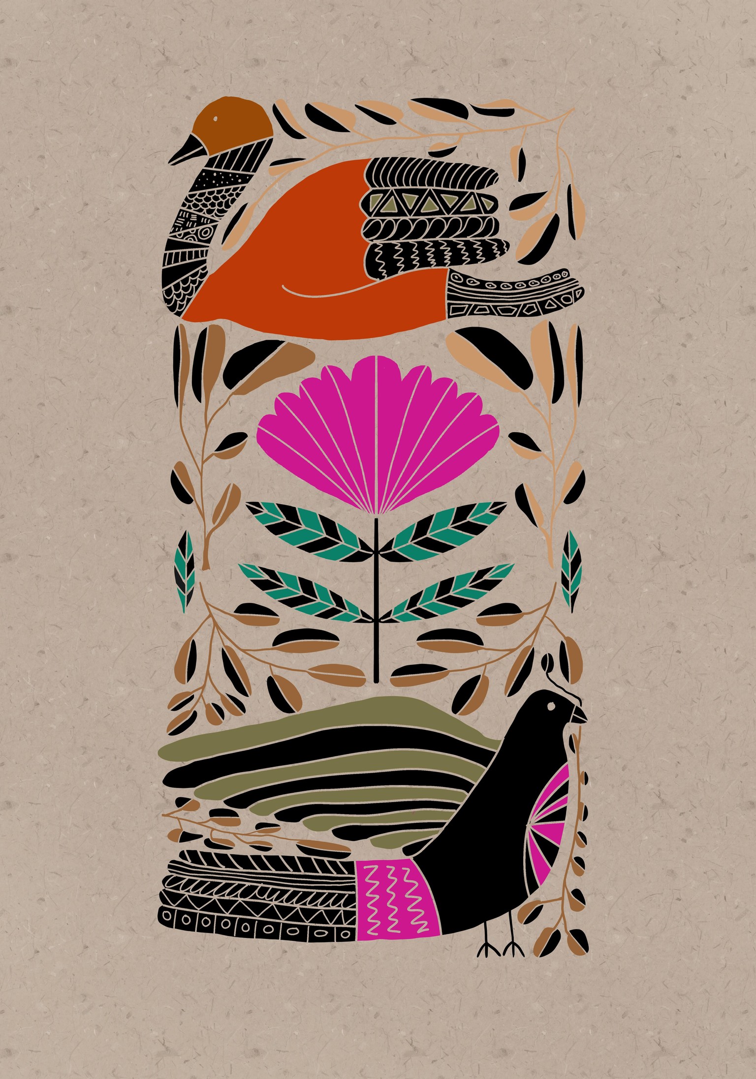 Folk Illustration - image 2 - student project