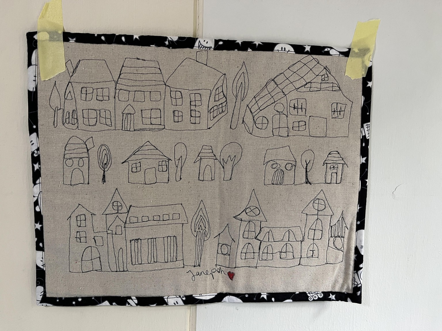 Drawing with sewing machine - image 1 - student project